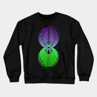 Galaxy abstract geometric futuristic Crewneck Sweatshirt